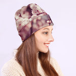 Spring Cherry Blossom Print Beanie