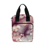 Spring Cherry Blossom Print Bible Tote Bag