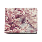Spring Cherry Blossom Print Bifold Wallet