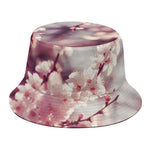 Spring Cherry Blossom Print Bucket Hat