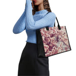 Spring Cherry Blossom Print Canvas Tote Bag