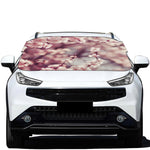 Spring Cherry Blossom Print Car Windshield Snow Cover