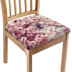 Spring Cherry Blossom Print Chair Cushion Cover
