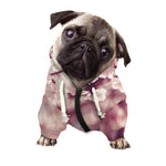 Spring Cherry Blossom Print Dog Zip Up Hoodie