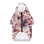 Spring Cherry Blossom Print Dog Zip Up Hoodie