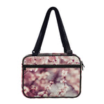 Spring Cherry Blossom Print Double Strap Bible Bag