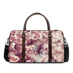 Spring Cherry Blossom Print Duffle Bag