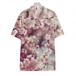 Spring Cherry Blossom Print Hawaiian Shirt