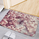 Spring Cherry Blossom Print Indoor Door Mat