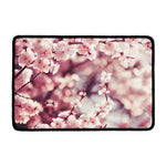 Spring Cherry Blossom Print Kitchen Mat