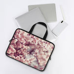 Spring Cherry Blossom Print Laptop Sleeve With Handle