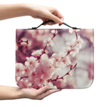 Spring Cherry Blossom Print Leather Bible Cover