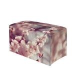 Spring Cherry Blossom Print Leather Tissue Box Cover
