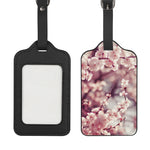 Spring Cherry Blossom Print Luggage Tag