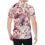 Spring Cherry Blossom Print Men's Shirt