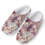 Spring Cherry Blossom Print Mesh Casual Shoes