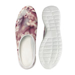 Spring Cherry Blossom Print Mesh Casual Shoes