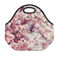 Spring Cherry Blossom Print Neoprene Lunch Bag