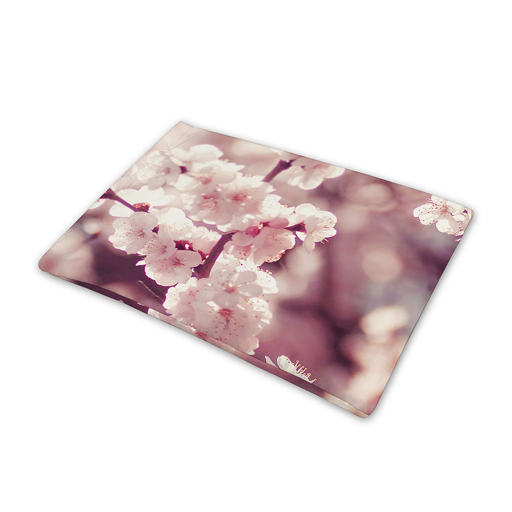 Spring Cherry Blossom Print Pet Cooling Mat Cover