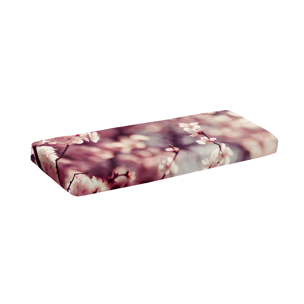 Spring Cherry Blossom Print Piano Keyboard Cover