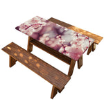 Spring Cherry Blossom Print Picnic Table Cover