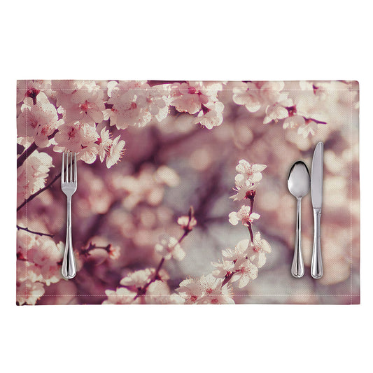 Spring Cherry Blossom Print Placemat