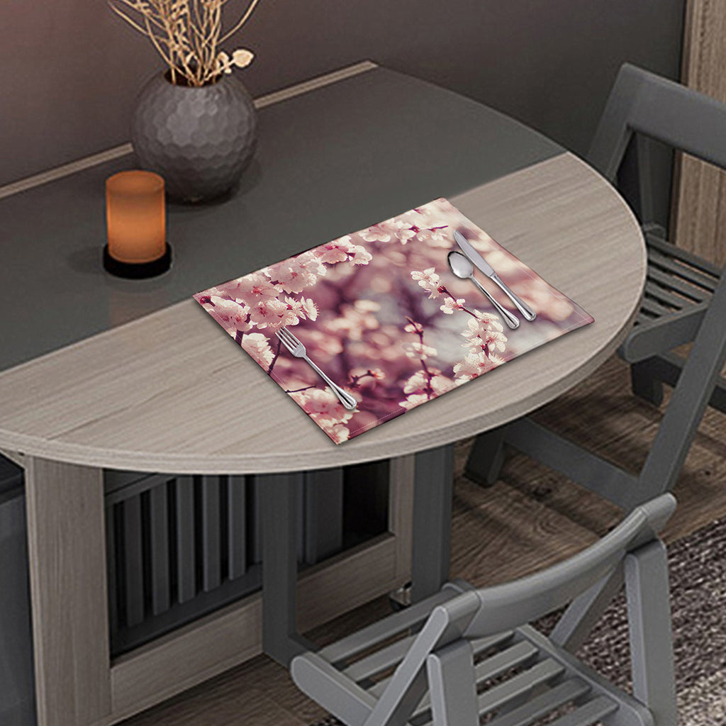 Spring Cherry Blossom Print Placemat