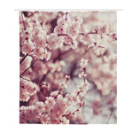 Spring Cherry Blossom Print Polyester Shower Curtain