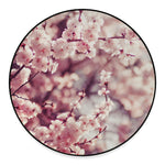 Spring Cherry Blossom Print Round Floor Mat