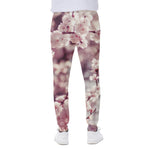 Spring Cherry Blossom Print Scuba Joggers