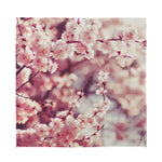 Spring Cherry Blossom Print Silk Bandana