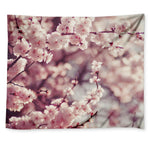 Spring Cherry Blossom Print Tapestry