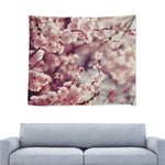 Spring Cherry Blossom Print Tapestry