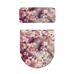 Spring Cherry Blossom Print Toilet Lid And Tank Cover Set