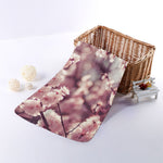 Spring Cherry Blossom Print Towel
