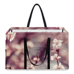 Spring Cherry Blossom Print Utility Tote Bag