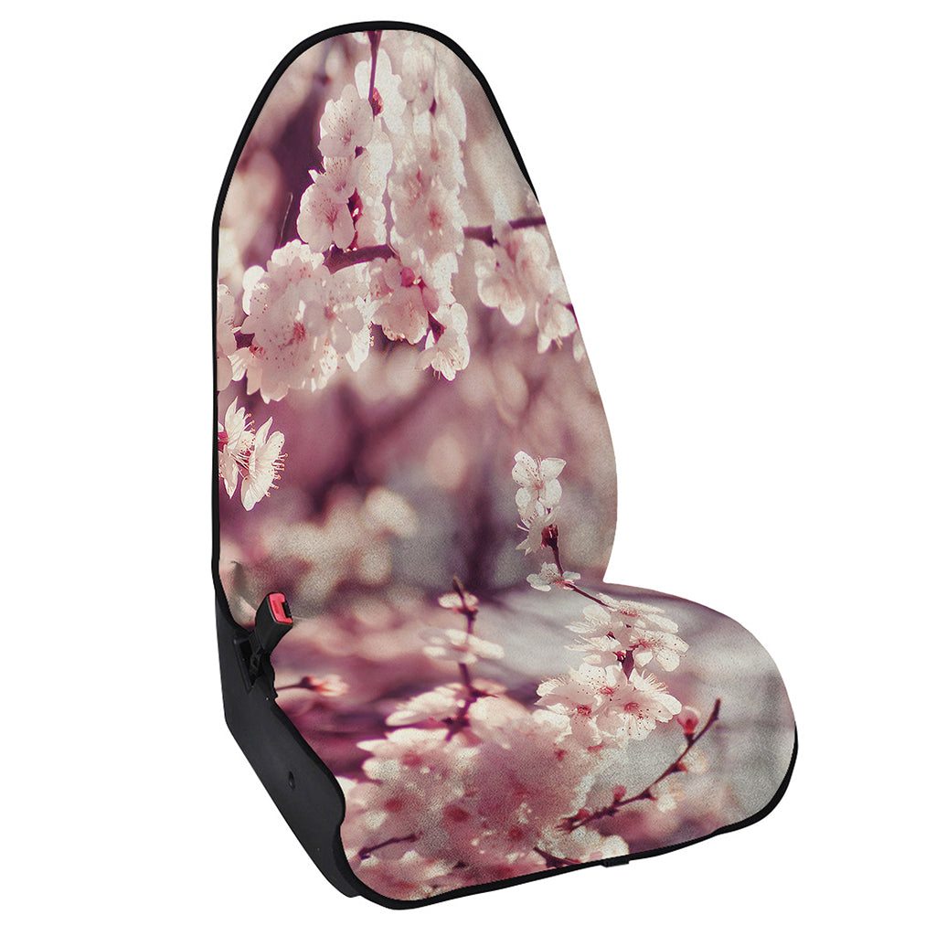 Spring Cherry Blossom Print Waterproof Car Seat Cover