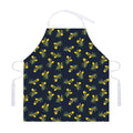 Spring Daffodil Flower Pattern Print Adjustable Apron