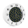 Spring Daffodil Flower Pattern Print Alarm Clock
