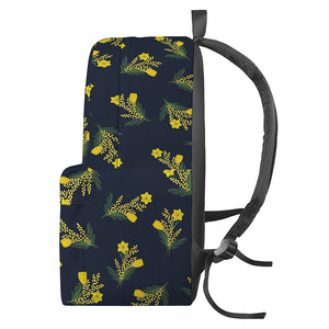 Spring Daffodil Flower Pattern Print Backpack