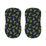 Spring Daffodil Flower Pattern Print Bar Stool Covers