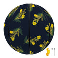 Spring Daffodil Flower Pattern Print Basketball