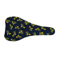 Spring Daffodil Flower Pattern Print Bicycle Seat Cover
