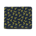 Spring Daffodil Flower Pattern Print Bifold Wallet