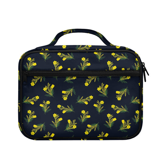 Spring Daffodil Flower Pattern Print Briefcase Bible Bag