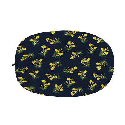 Spring Daffodil Flower Pattern Print Car Side Mirror Covers