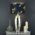 Spring Daffodil Flower Pattern Print Drum Lamp Shade