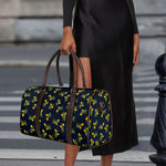 Spring Daffodil Flower Pattern Print Duffle Bag