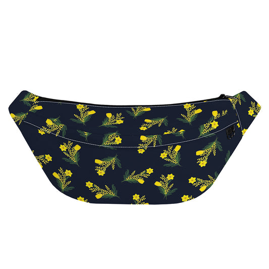 Spring Daffodil Flower Pattern Print Fanny Pack
