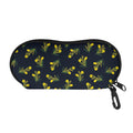 Spring Daffodil Flower Pattern Print Glasses Case